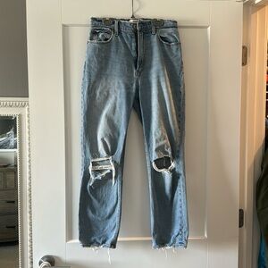 Abercrombie distressed jeans - my favorite jeans ever!!!!